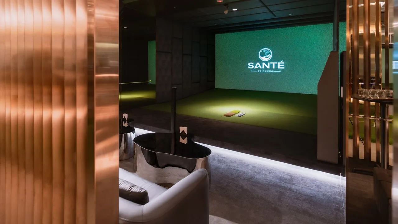 M.A.G X 台中 SANTE 玖洞，室內高爾夫練習場，室內高爾夫模擬器