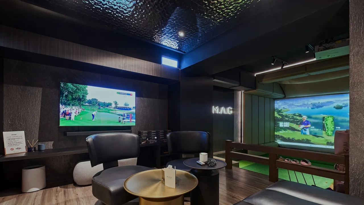 板橋 Banqiao，室內高爾夫練習場，室內高爾夫模擬器