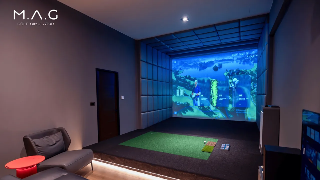 桃園小檜溪 Taoyuan XiaoKuaixi，室內高爾夫練習場，室內高爾夫模擬器