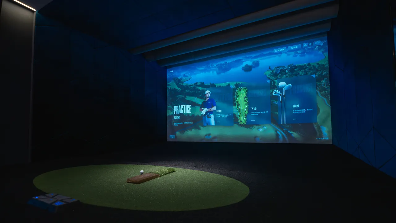 內湖文德 4K Neihu Wende，室內高爾夫練習場，室內高爾夫模擬器